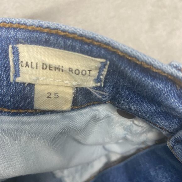 Madewell Jeans‎ Womens 25 Blue Cali Demi Boot Cut Mid Rise Medium Wash Denim - Picture 7 of 10